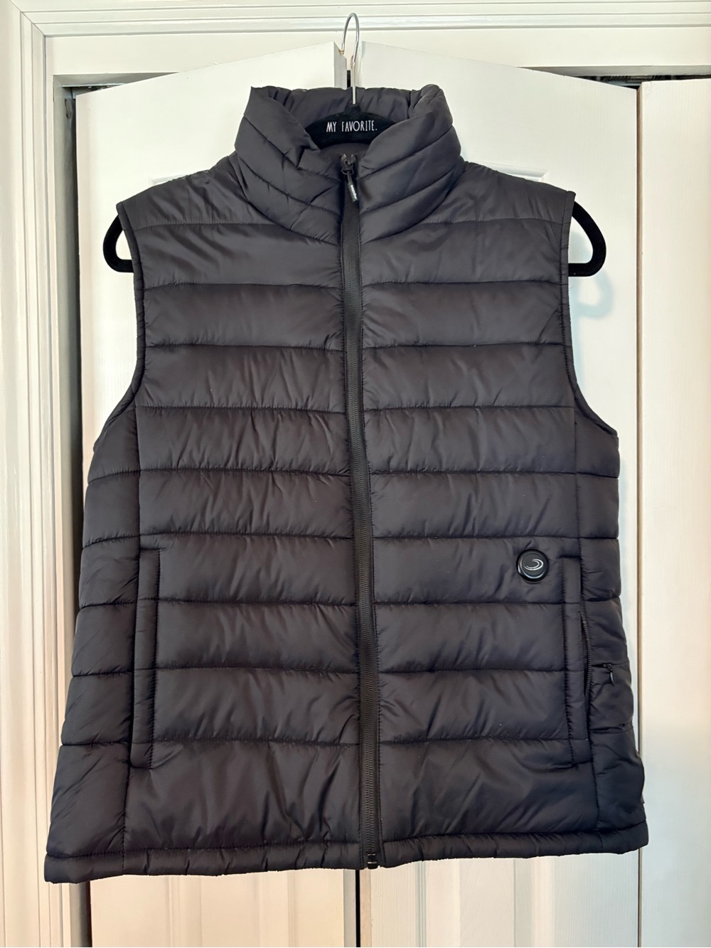 Black heated vest